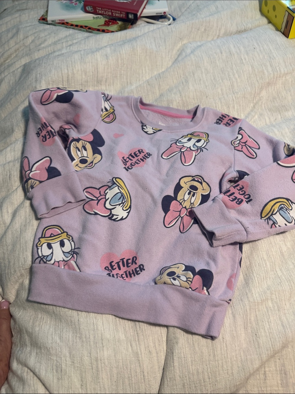 Disney Pink Minnie & Daisy Pullover Sweatshirt for Kids